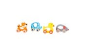 Babyleksaker - Small Foot - Wooden Push Figure Animal on Wheels - 10631