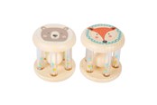 Babyleksaker - Small Foot - Wooden Rattle Animal Set of 2 - 11885