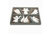Kreativa spel - Small Foot - Wooden Christmas Hangers Angel 18pcs - 10542