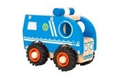 Leksaksbil - Small Foot - Wooden Police Car Blue - 11077
