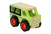 Leksaksbil - Small Foot - Wooden Off-Road Jeep Green - 12288