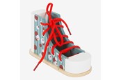 Babyleksaker - Small Foot - Wooden Lacing Shoe with Lace - 11887