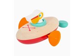 Leksaksbil - Small Foot - Bath Toys Wooden Canoe Pelican Wind U - 11654