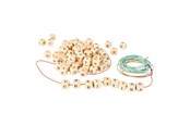 Kreativa spel - Small Foot - Wooden Letter Bead Necklace Making 3 - 7553