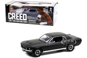 Modellbil - Greenlight 1967 Ford Mustang Coupe Matt Black Adonis Creeds Creed 2015 Movie 1:18 Scale Diecast Model Car - 0810027494153