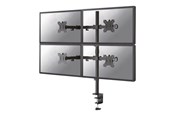 Monitorfäste - Neomounts FPMA-D550D4 mounting kit - full-motion - for 4 flat panels - black - FPMA-D550D4BLACK