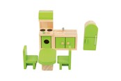 Dockor & Tillbehör - Small Foot - Wooden Dollhouse Furniture Kitchen 5dlg. - 10873