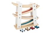 Babyleksaker - Small Foot - Wooden Autobahn with 4 Cars - 11873