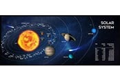 Musmattor och tillbehör - Gembird Gaming mouse pad - extra large - Cosmos - MP-SOLARSYSTEM-XL-01