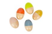 musikinstrument - Small Foot - Wooden Music Eggs Groovy Beats 5pcs. - 12252