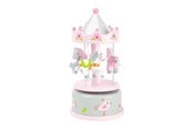 Kreativa spel - Small Foot - Wooden Music Box Rotating and Winding - 11230