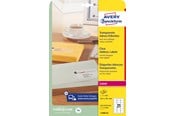 Papper, Fotopapper & Etiketter - Avery Adressetiketter, 63,5 x 38,1 mm, 525 Etiketter, Transparent - L7560-25