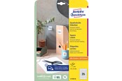 Papper, Fotopapper & Etiketter - Avery Etiketter för QR-koder, 35 x 35 mm, 875 Etiketter, Vit - L7120-25