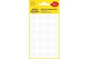 Papper, Fotopapper & Etiketter - Avery Punktklistermärken, Ø 18 mm, 96 Etiketter, Vit - 3170
