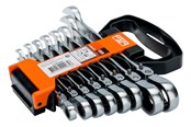 Handverktyg - BAHCO Ring Spanner Set flex head - 41RM/SH8