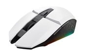 Mus - Trust GXT 110 FELOX - Mouse - 6 knappar - Vit - 25069