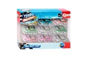 Leksaksbil - Toi-Toys Turbo Racers Mini Rally Pull Back Cars 9pcs. - 27532A