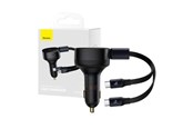 Mobile - Adapters & Chargers - Baseus Car Charger  Enjoyment with cable USB-C 33W (Black) - C00035500111-00