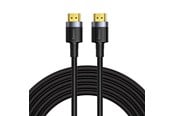 Displaykabel - Baseus Cafule 4KHDMI Male To 4KHDMI Male Adapter Cable 5m Black - CADKLF-H01