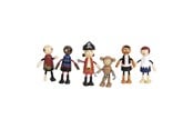 Figure - Small Foot - Wooden Dolls Pirate Bendable 6pcs. - 12412