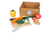 Rollek - Small Foot Wooden Cut and Play Food Vegetables Set 1 - 12329