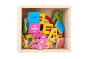 Kreativa spel - Small Foot - Wooden Magnetic Numbers Color. 37pcs. - 10731