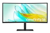 Skärm - 34" Samsung ViewFinity S6 - 3440x1440 (UWQHD) - 100Hz - VA - 90W USB-C - Curved - LS34C652UAUXEN
