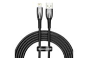 USB-kabel - Baseus USB cable for Lightning Glimmer Series 2.4A 2m (Black) - CADH000301