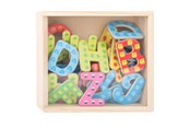 Kreativa spel - Small Foot - Wooden Magnetic Letters Color 37dlg. - 10732