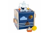 Babyleksaker - Small Foot - Wooden Activity Cube Ocean - 12312