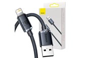 USB-kabel - Baseus Crystal Shine cable USB to Lightning 2.4A 2m (black) - CAJY000101