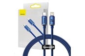 USB-kabel - Baseus Crystal cable USB-C to Lightning 20W 1.2m (blue) - CAJY000203
