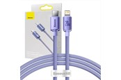 USB-kabel - Baseus Crystal Shine cable USB-C to Lightning 20W PD 1.2m (purple) - CAJY000205