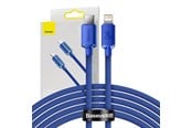 USB-kabel - Baseus Crystal Shine cable USB-C to Lightning 20W PD 2m (blue) - CAJY000303