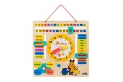 Lärande & Utbildning - Small Foot - Wooden Learning Board Watch Clock Mouse - German language - 10496
