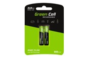 Battery - Green Cell battery - 2 x AAA - NiMH - GR08
