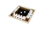 Brädspel - Small Foot - Shut the Box Wooden Dice Game Gold Edition - 12364