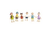 Figure - Small Foot - Wooden Dollhouse Family Bendable 6pcs - 11804