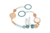 Babyleksaker - Small Foot - Wooden Pram Chain Seacoast - 12394