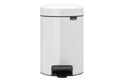 Rengöring - brabantia newIcon - rubbish bin - 3 L - white - 11 21 26