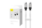 USB-kabel - Baseus Cable USB-C do USB-C CoolPlay 100W 2m (white) - CAKW000302