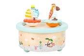 musikinstrument - Small Foot - Wooden Music Box Parrot and Elephant - 11108