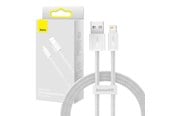 USB-kabel - Baseus Dynamic cable USB to Lightning 2.4A 1m (White) - CALD000402