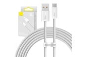 USB-kabel - Baseus Cable USB to USB-C  Dynamic Series 100W 2m (white) - CALD000702