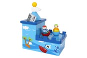 Barnrummet - Small Foot - Wooden Music Box and Piggy Bank Pirate - 5819