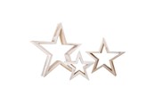 Kreativa spel - Small Foot - Wooden Decorative Stars 3pcs. - 10212