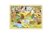 Pusselspel - Goki Wooden Jigsaw Puzzle - Jungle 48pcs. Trä - 57892