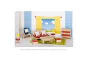 Docka, bamse och tillbehör - Goki Doll Furniture Living Room - 51716