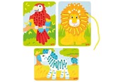 Pusselspel - Goki Wooden Stringing Puzzles 3pcs. Trä - 58686
