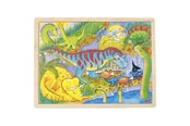 Pusselspel - Goki Wooden Jigsaw Puzzle - Dinosaurs 48pcs. Trä - 57724